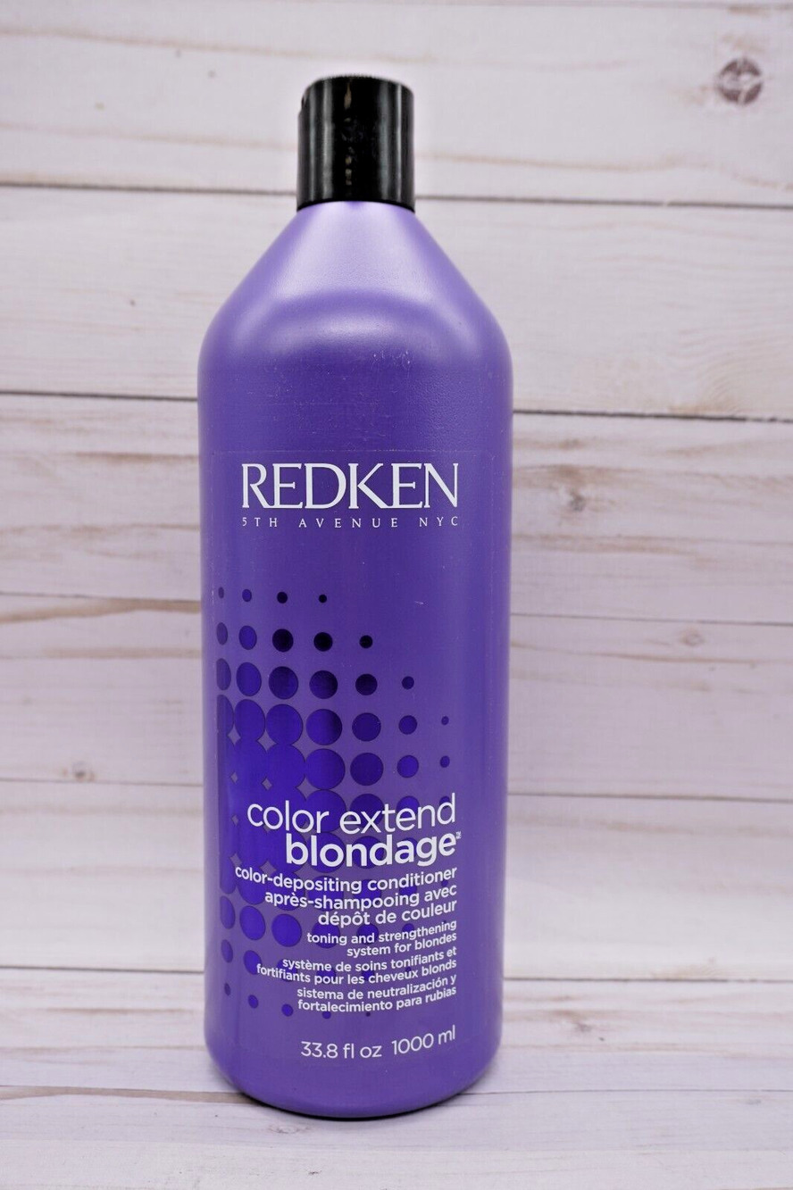 Redken Color Extend Blondage Color Depositing Conditioner 33.8 oz Sealed